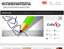 Tablet Screenshot of hakataskekayaanintelektual.com